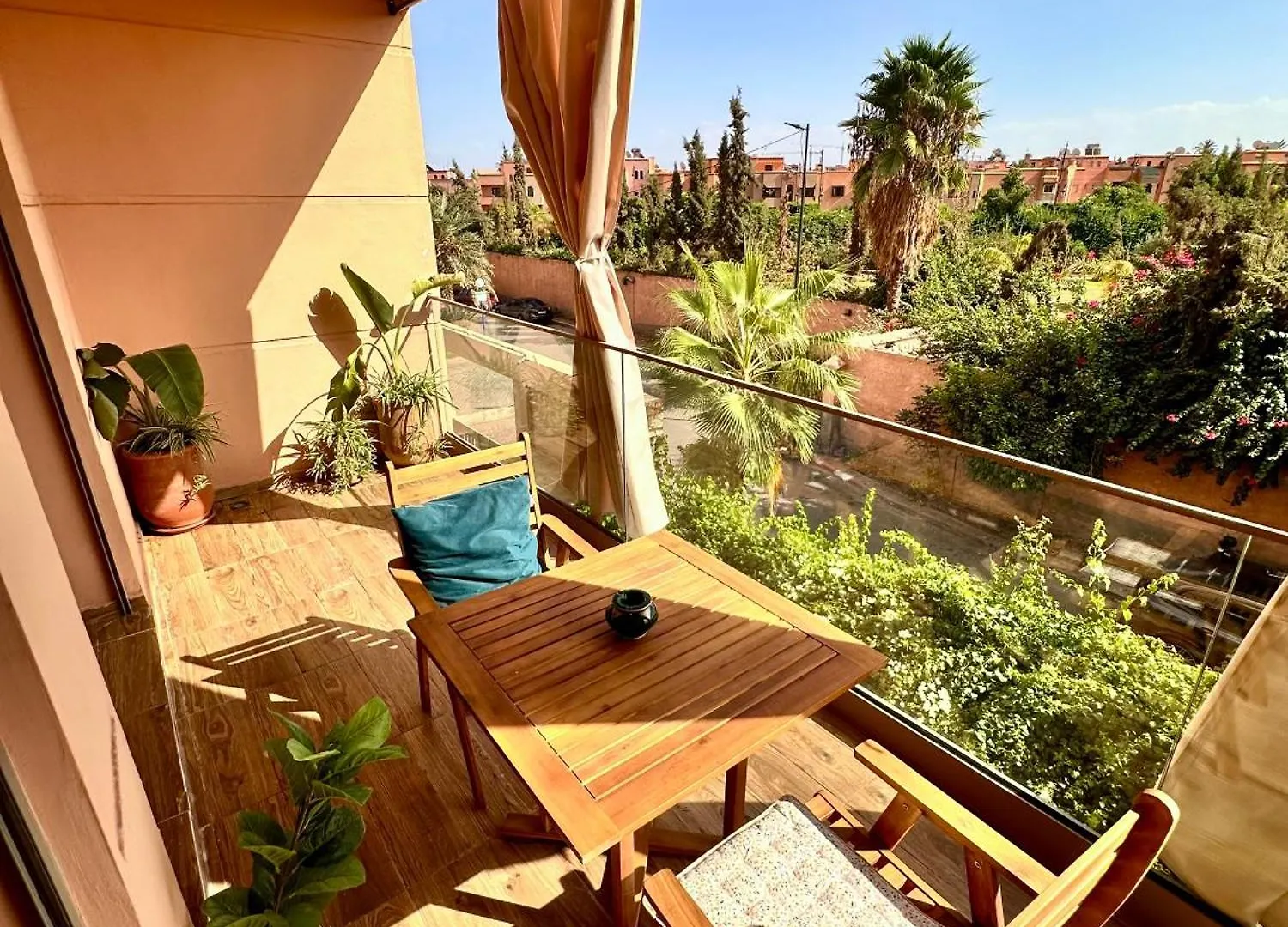 Apartment Pearl Garden Studio Luxueux Piscine Sunny Terrasse Marrakesh