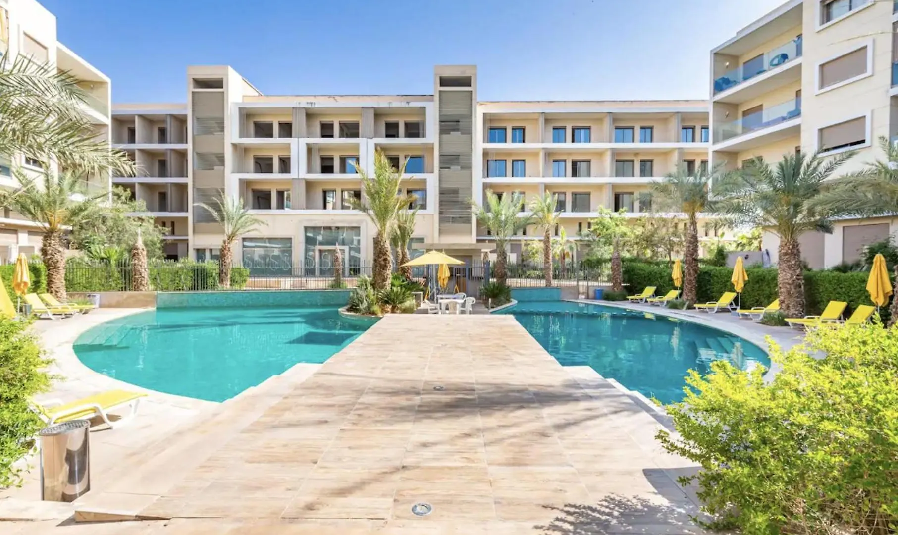 Pearl Garden Studio Luxueux Piscine Sunny Terrasse Marrakesh Apartment
